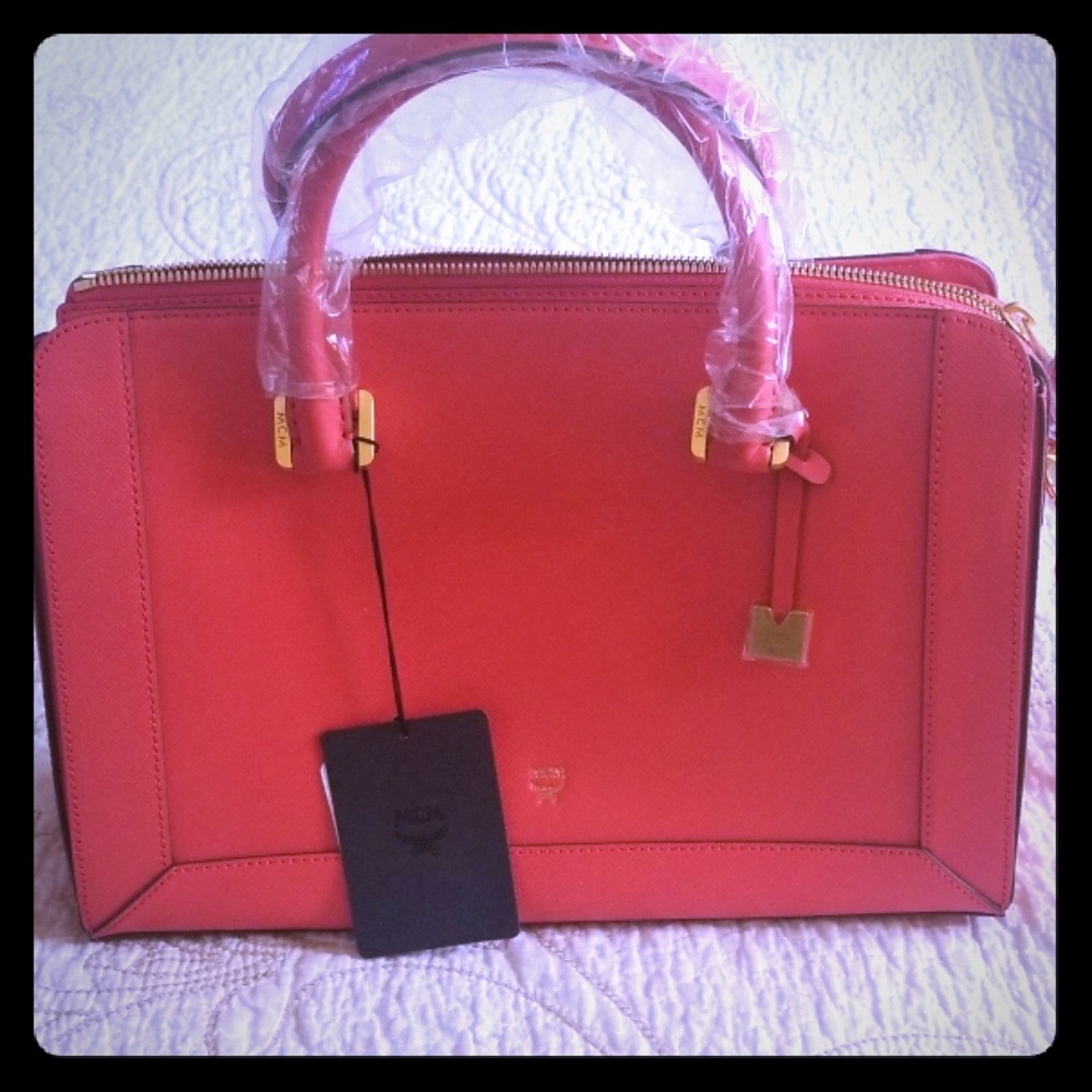 Worn once authentic MCM bag